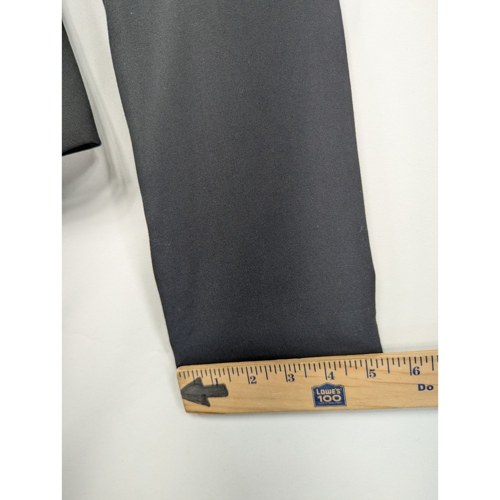 Calvin Klein Womens Black Two Button Tailored Blazer Jacket Size 12 Professional - Picture 8 of 10